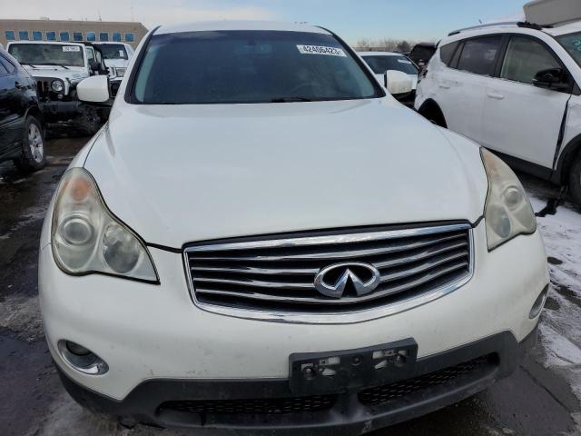 JN1AJ0HR5AM751225 - 2010 INFINITI EX35 BASE WHITE photo 5