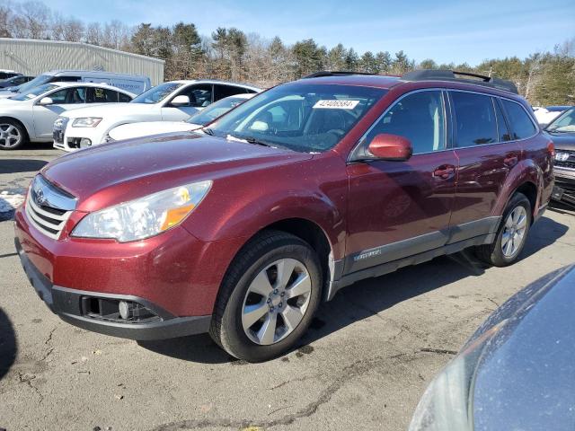 4S4BRBGC1C3221437 - 2012 SUBARU OUTBACK 2.5I PREMIUM RED photo 1