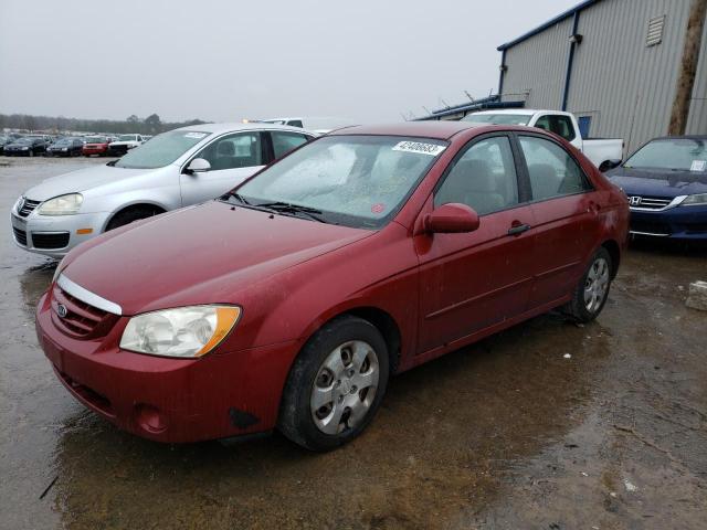 KNAFE121565222663 - 2006 KIA SPECTRA LX RED photo 1