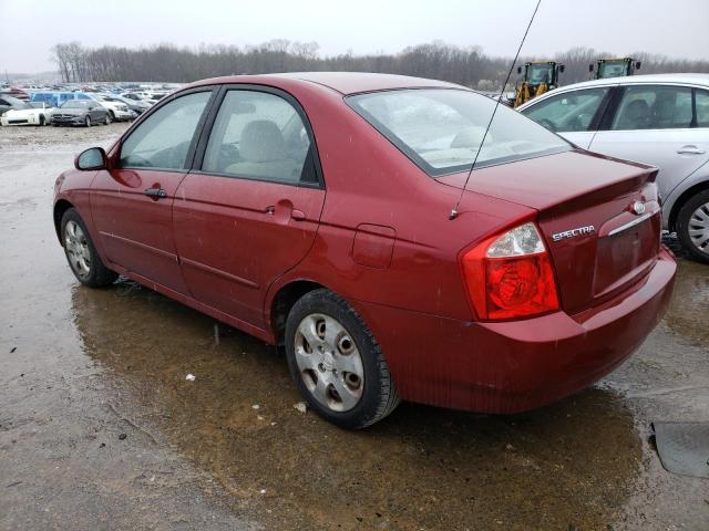 KNAFE121565222663 - 2006 KIA SPECTRA LX RED photo 2