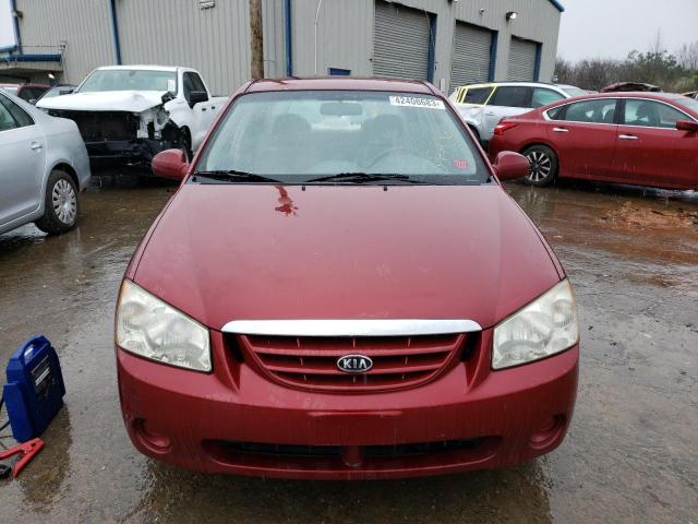 KNAFE121565222663 - 2006 KIA SPECTRA LX RED photo 5