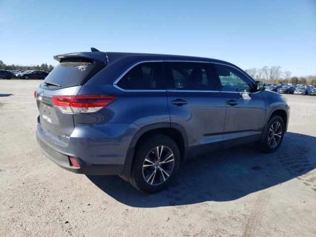 5TDBZRFH2KS979049 - 2019 TOYOTA HIGHLANDER LE BLUE photo 3