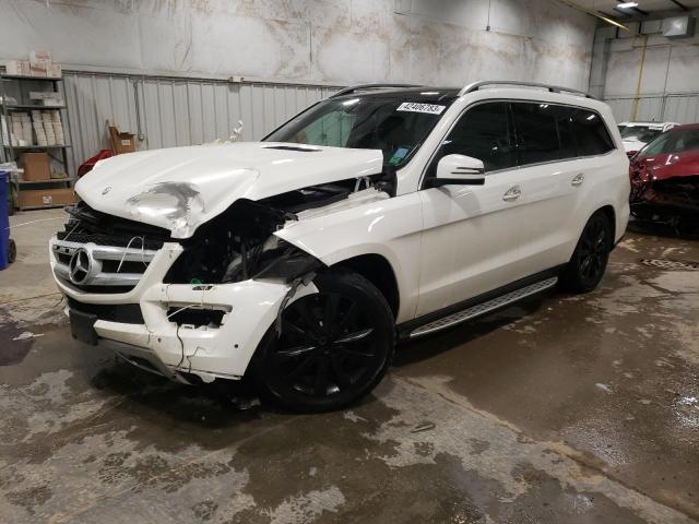 4JGDF7CE8EA312726 - 2014 MERCEDES-BENZ GL 450 4MATIC WHITE photo 1