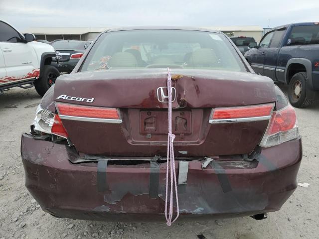 1HGCP2F40BA010802 - 2011 HONDA ACCORD LXP MAROON photo 6