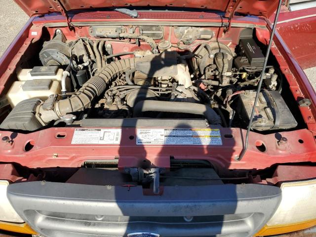 1FTYR10C3YTA68585 - 2000 FORD RANGER RED photo 11