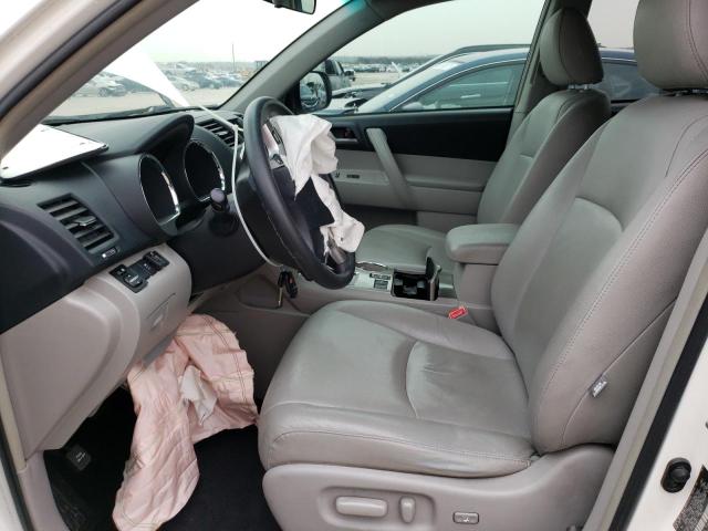 5TDZK3EH7CS059811 - 2012 TOYOTA HIGHLANDER BASE Blanc photo 7