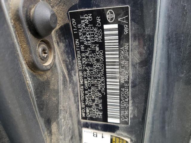 JTKDE3B79A0310690 - 2010 TOYOTA SCION TC Boz foto 13