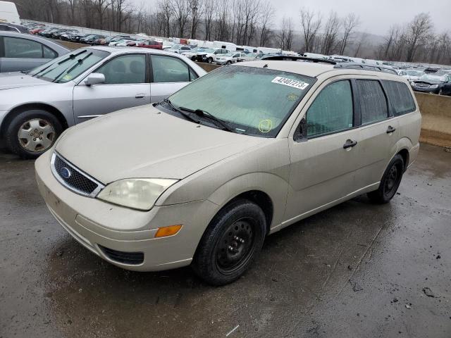 1FAHP36N77W155029 - 2007 FORD FOCUS ZXW TAN photo 1