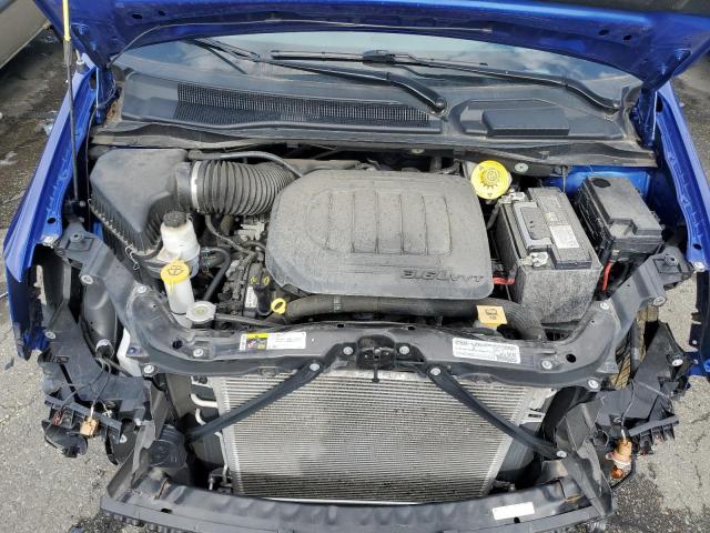 2C4RDGBG4LR171228 - 2020 DODGE GRAND CARA SE BLUE photo 12