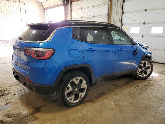 3C4NJDCB2KT820254 - 2019 JEEP COMPASS LIMITED BLUE photo 3