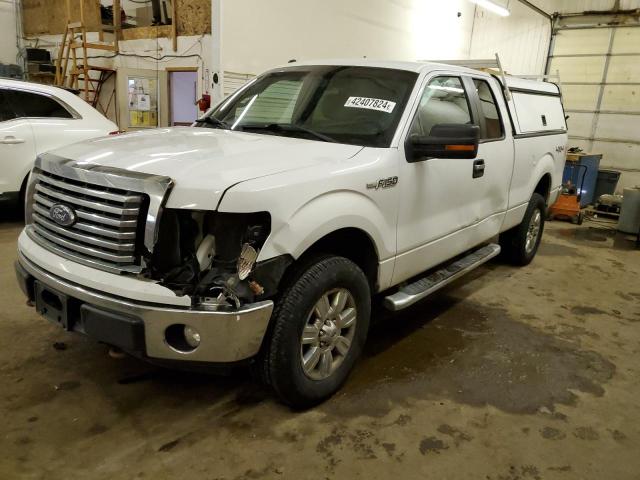 1FTFX1EF4BFD31415 - 2011 FORD F150 SUPER CAB WHITE photo 1