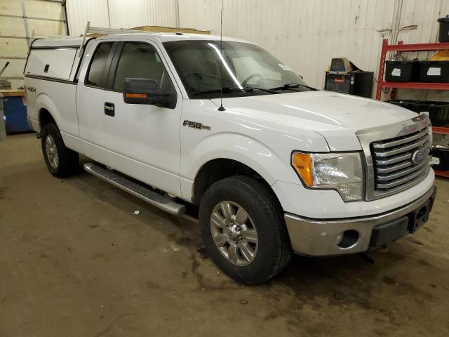 1FTFX1EF4BFD31415 - 2011 FORD F150 SUPER CAB WHITE photo 4