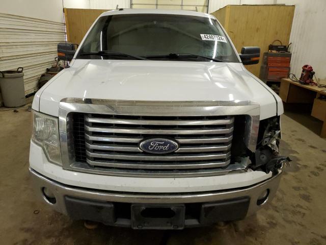 1FTFX1EF4BFD31415 - 2011 FORD F150 SUPER CAB WHITE photo 5