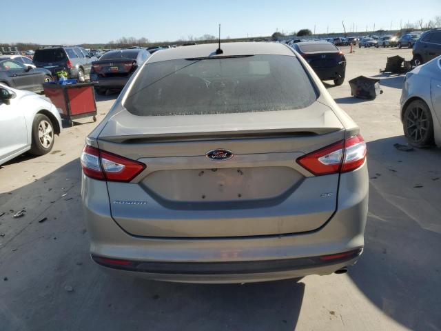 3FA6P0H7XGR143223 - 2016 FORD FUSION SE GOLD photo 6