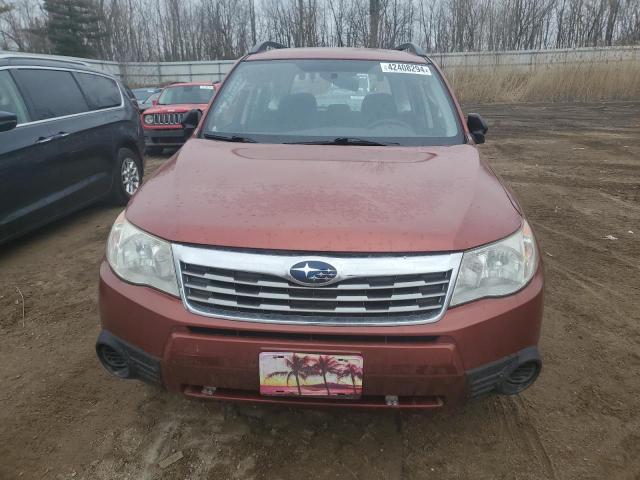 JF2SH6BC0AH766794 - 2010 SUBARU FORESTER XS Бордовый фото 5