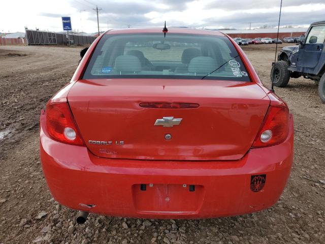 1G1AS58H897208274 - 2009 CHEVROLET COBALT LS RED photo 6