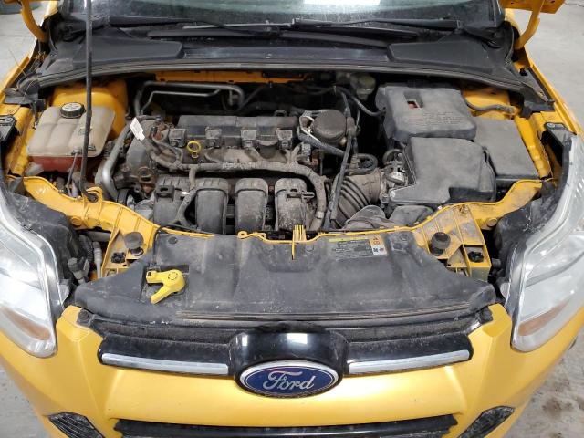 1FAHP3K29CL295798 - 2012 FORD FOCUS SE YELLOW photo 11