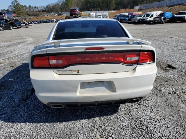 2C3CDXBG5EH284592 - 2014 DODGE CHARGER SE WHITE photo 6