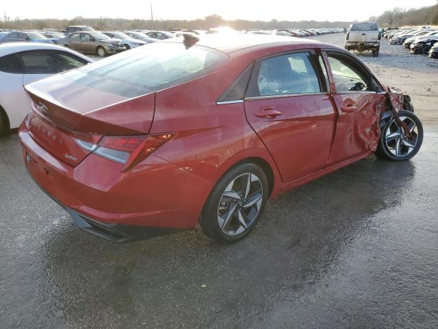 KMHLP4AG9PU493882 - 2023 HYUNDAI ELANTRA LIMITED RED photo 3