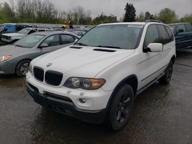 5UXFA13536LY32832 - 2006 BMW X5 3.0I WHITE photo 2