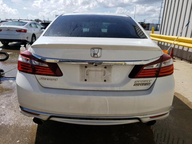 1HGCR2F59GA240932 - 2016 HONDA ACCORD SPORT WHITE photo 6