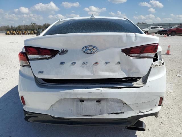 5NPE24AF0KH778394 - 2019 HYUNDAI SONATA SE WHITE photo 6