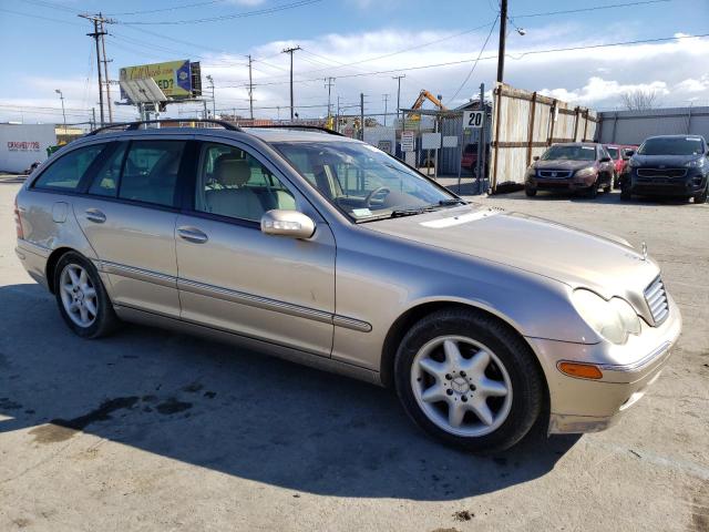 WDBRH61J04F525619 - 2004 MERCEDES-BENZ C 240 SPORTWAGON GOLD photo 4