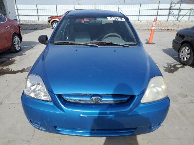 KNADC125446300292 - 2004 KIA RIO BLUE photo 5