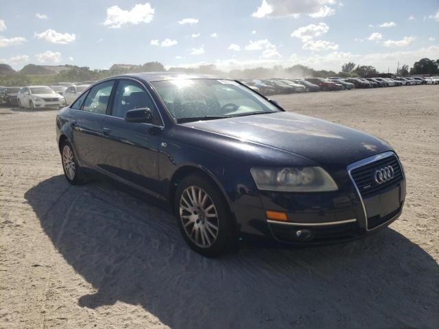 WAUDH74F56N163415 - 2006 AUDI A6 3.2 QUATTRO BLUE photo 4