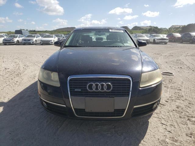 WAUDH74F56N163415 - 2006 AUDI A6 3.2 QUATTRO BLUE photo 5