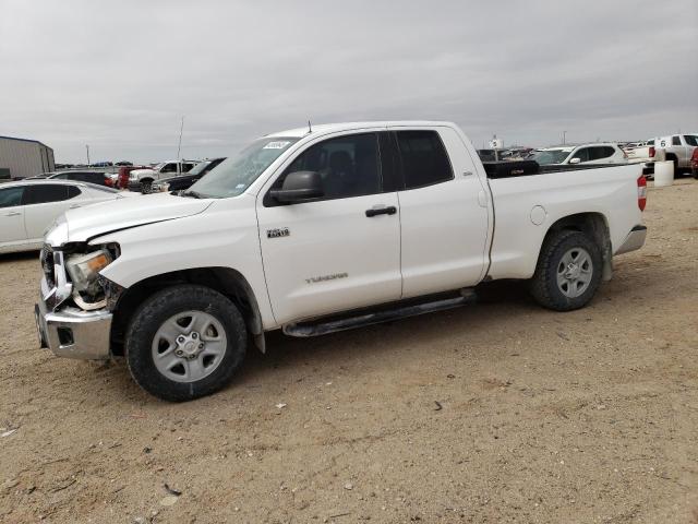 5TFUW5F15KX799331 - 2019 TOYOTA TUNDRA DOUBLE CAB SR/SR5 WHITE photo 1