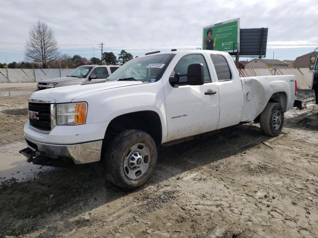 1GT22ZCG0DZ301840 - 2013 GMC SIERRA K2500 HEAVY DUTY WHITE photo 1