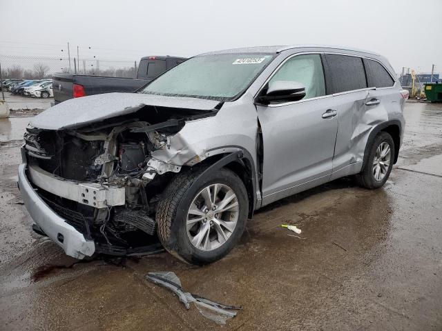 5TDJKRFH5FS109009 - 2015 TOYOTA HIGHLANDER XLE GRAY photo 1