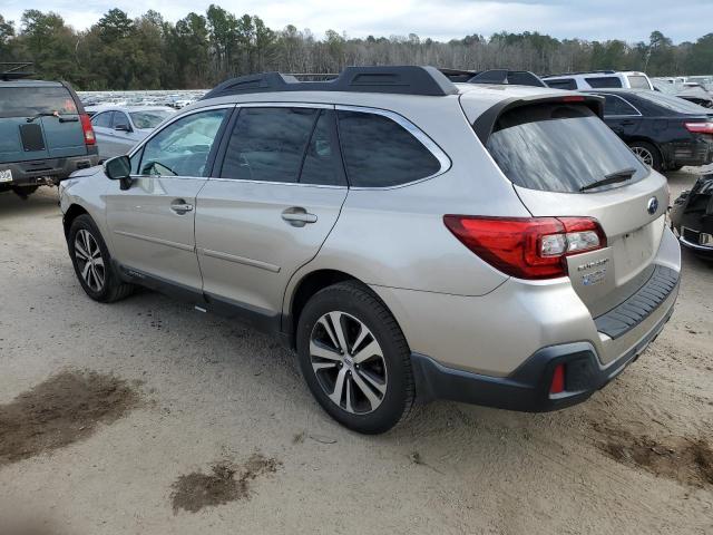 4S4BSANC8J3364805 - 2018 SUBARU OUTBACK 2.5I LIMITED SILVER photo 2