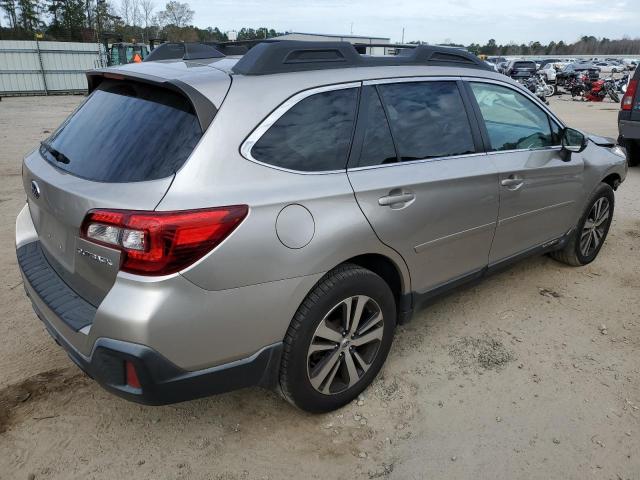 4S4BSANC8J3364805 - 2018 SUBARU OUTBACK 2.5I LIMITED SILVER photo 3