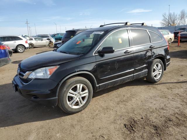 JHLRE4H5XAC002003 - 2010 HONDA CR-V EX BLACK photo 1