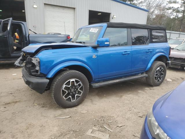 1FMDE5BH9NLB48734 - 2022 FORD BRONCO BASE BLUE photo 1