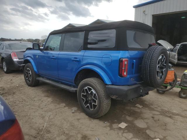 1FMDE5BH9NLB48734 - 2022 FORD BRONCO BASE BLUE photo 2