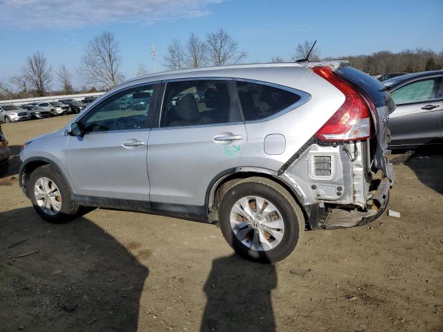 2HKRM4H72EH721144 - 2014 HONDA CR-V EXL SILVER photo 2