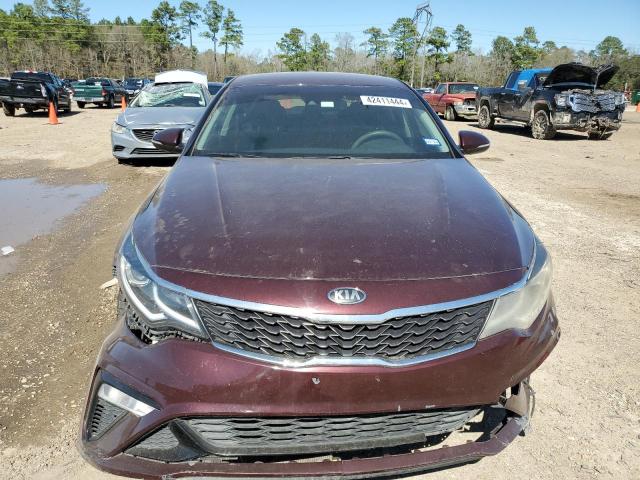 5XXGT4L31KG338866 - 2019 KIA OPTIMA LX BURGUNDY photo 5