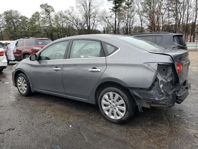 3N1AB7APXKY326290 - 2019 NISSAN SENTRA S GRAY photo 2