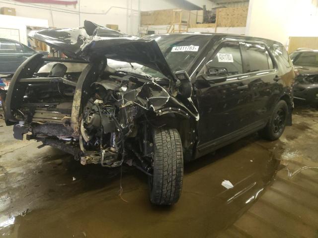 1FM5K8ARXGGB36578 - 2016 FORD EXPLORER POLICE INTERCEPTOR BLACK photo 1