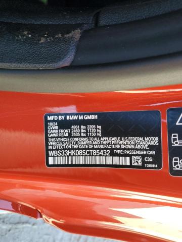 WBS33HK08SCT85432 - 2025 BMW M4 COMPETITION RED photo 13