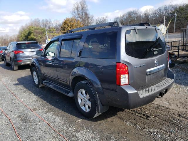 5N1AR1NB4BC602083 - 2011 NISSAN PATHFINDER S GRAY photo 2