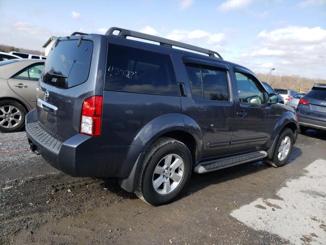 5N1AR1NB4BC602083 - 2011 NISSAN PATHFINDER S GRAY photo 3