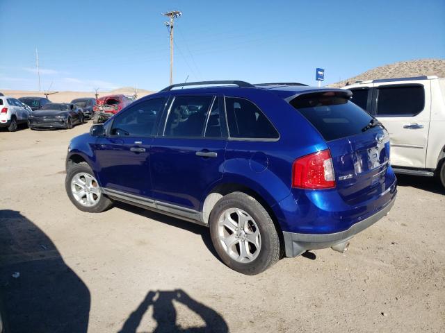 2FMDK4GC7DBA03190 - 2013 FORD EDGE SE BLUE photo 2