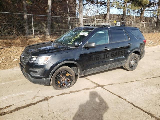 1FM5K8AR9HGE14968 - 2017 FORD EXPLORER POLICE INTERCEPTOR BLACK photo 1