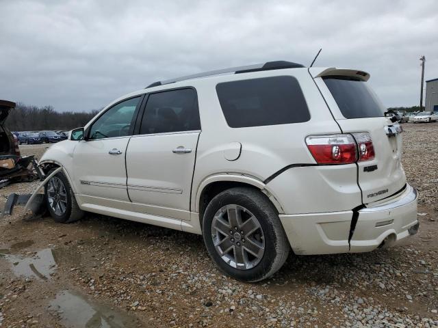 1GKKRTEDXCJ148655 - 2012 GMC ACADIA DENALI WHITE photo 2