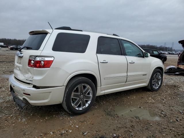 1GKKRTEDXCJ148655 - 2012 GMC ACADIA DENALI WHITE photo 3