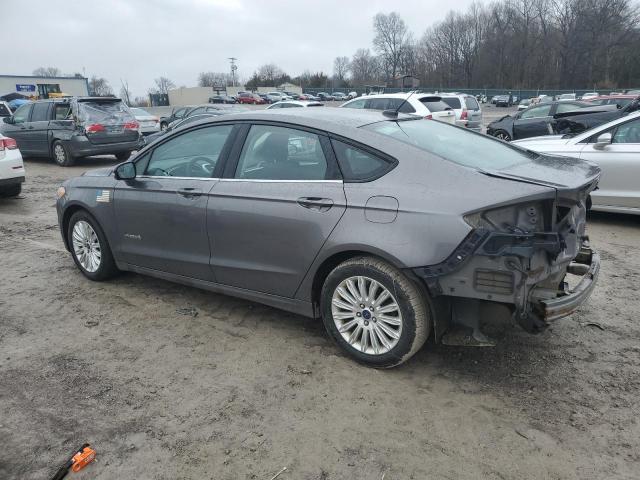 3FA6P0LU5DR136849 - 2013 FORD FUSION SE HYBRID GRAY photo 2